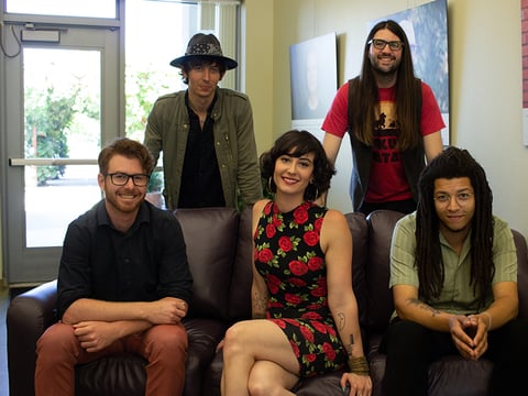The Gold Souls perform new songs from "Good To Feel" at Capital Public Radio before their album release show at The Flamingo House.